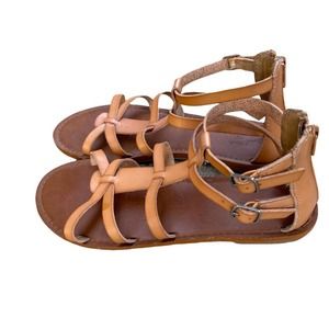 Universal Thread Tan Gladiator Sandals Saltwater SZ 8